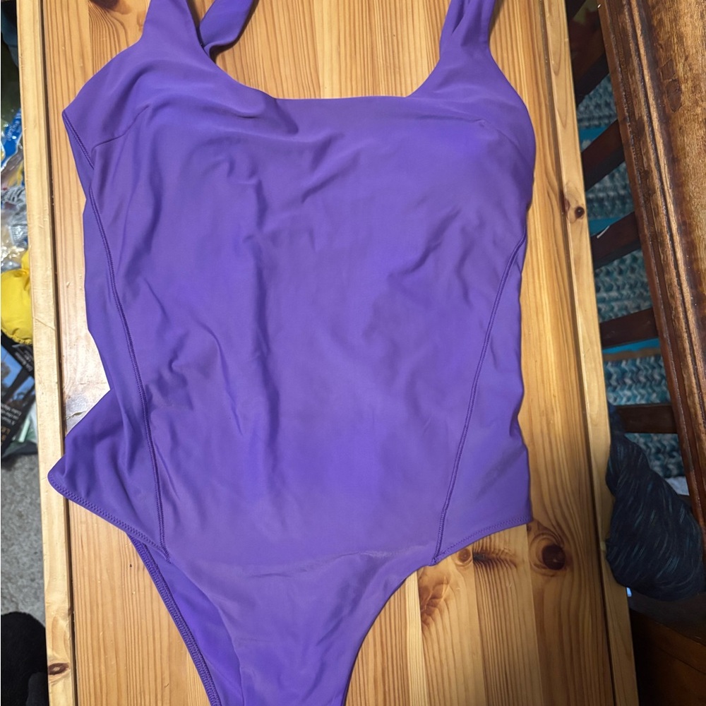 Purple Lululemon Waterside Scoop One Piece Swimsuit